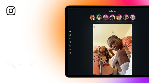 Aplikasi Instagram di iPad
